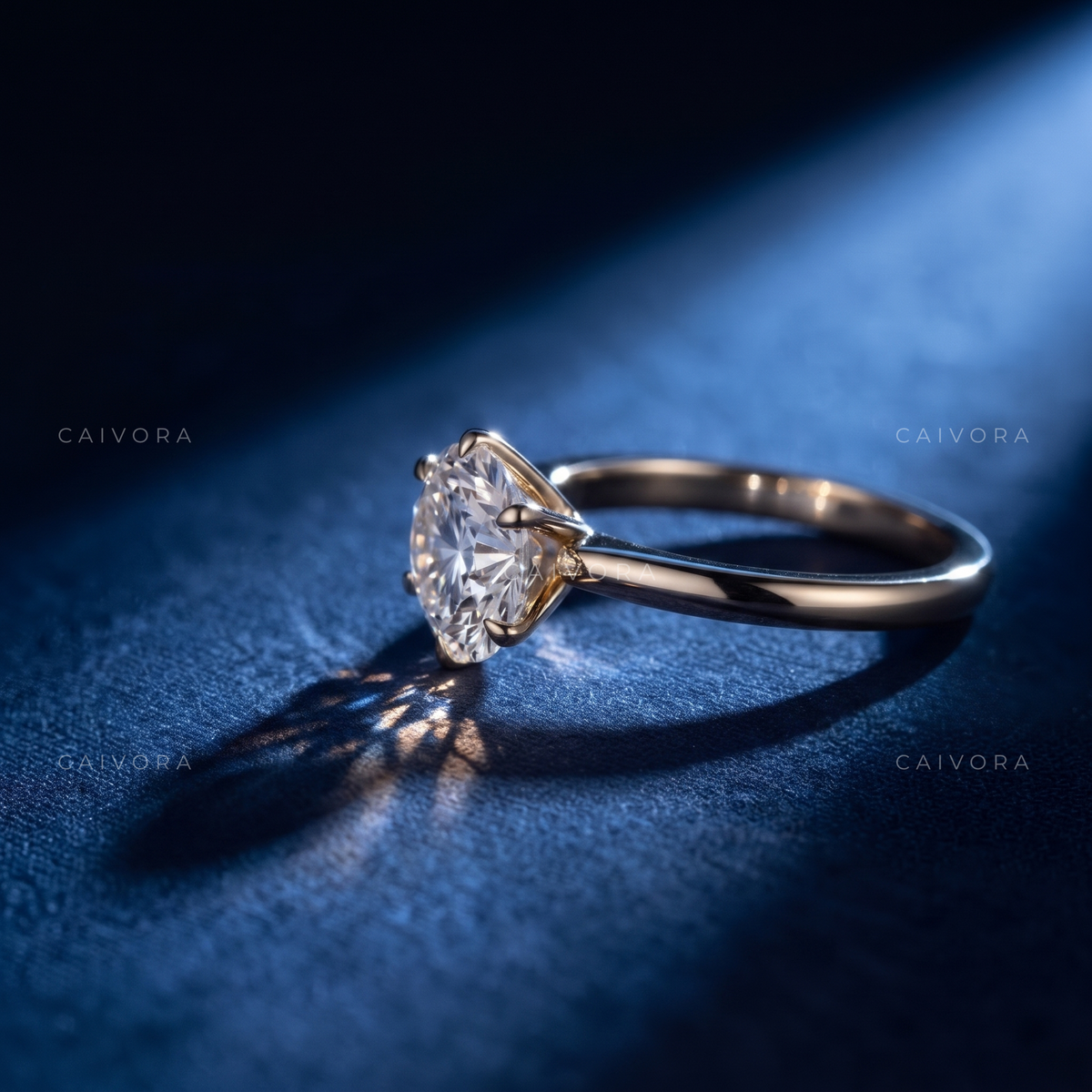 Portuguese Cut Hidden Halo Pavé Tulip Engagement Ring