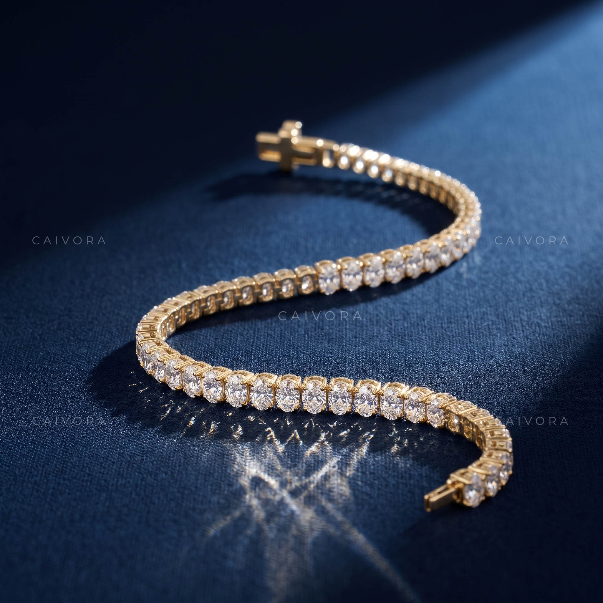 Oval Brilliance Tennis Bracelet