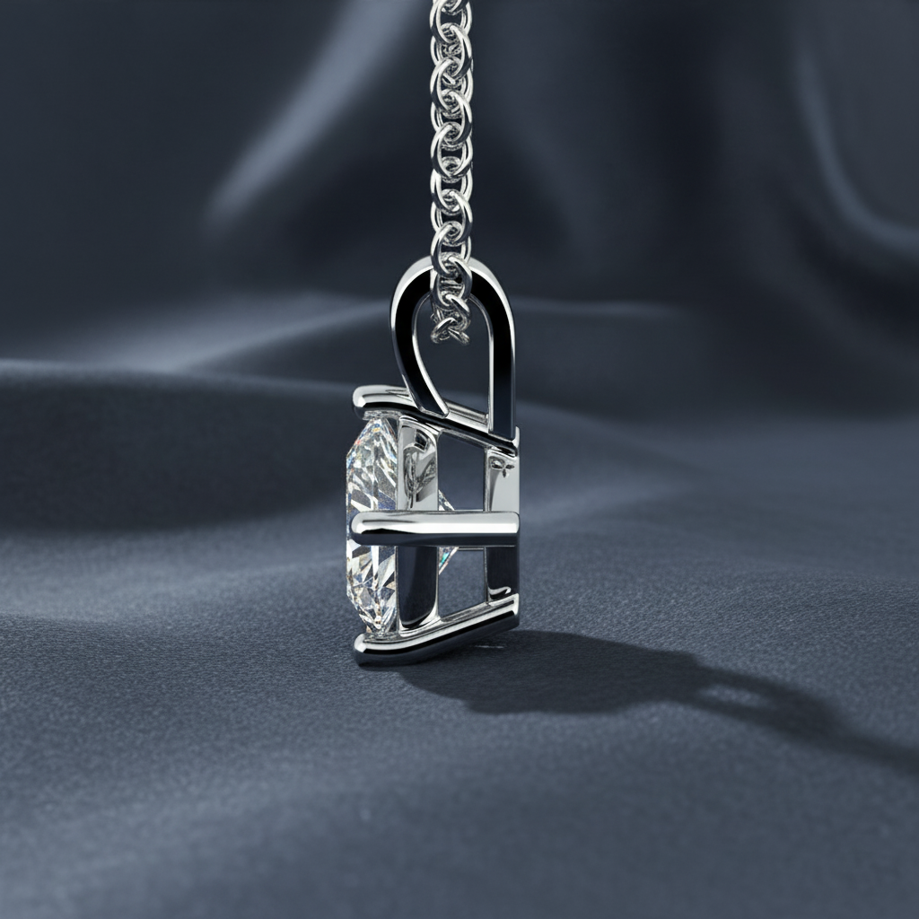 Perfect Final Touch Princess Diamond Necklace