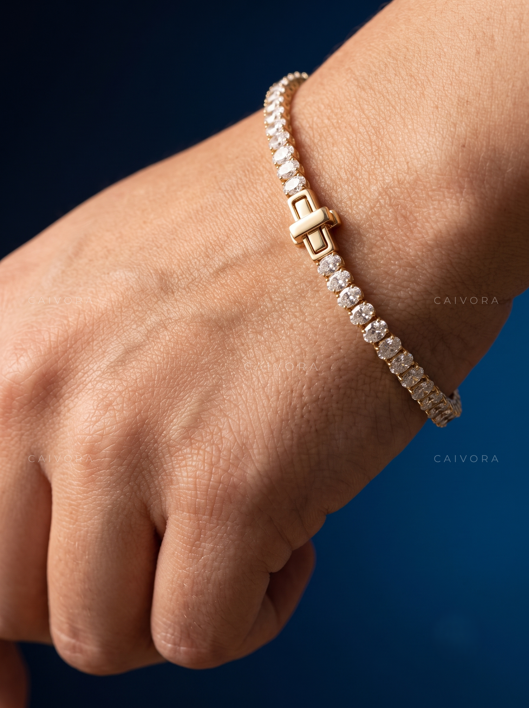 Oval Brilliance Tennis Bracelet