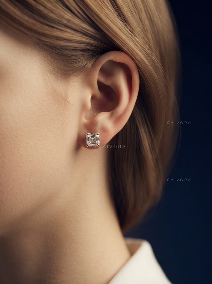 Concentric Facet Vintage-Modern Classic Earrings