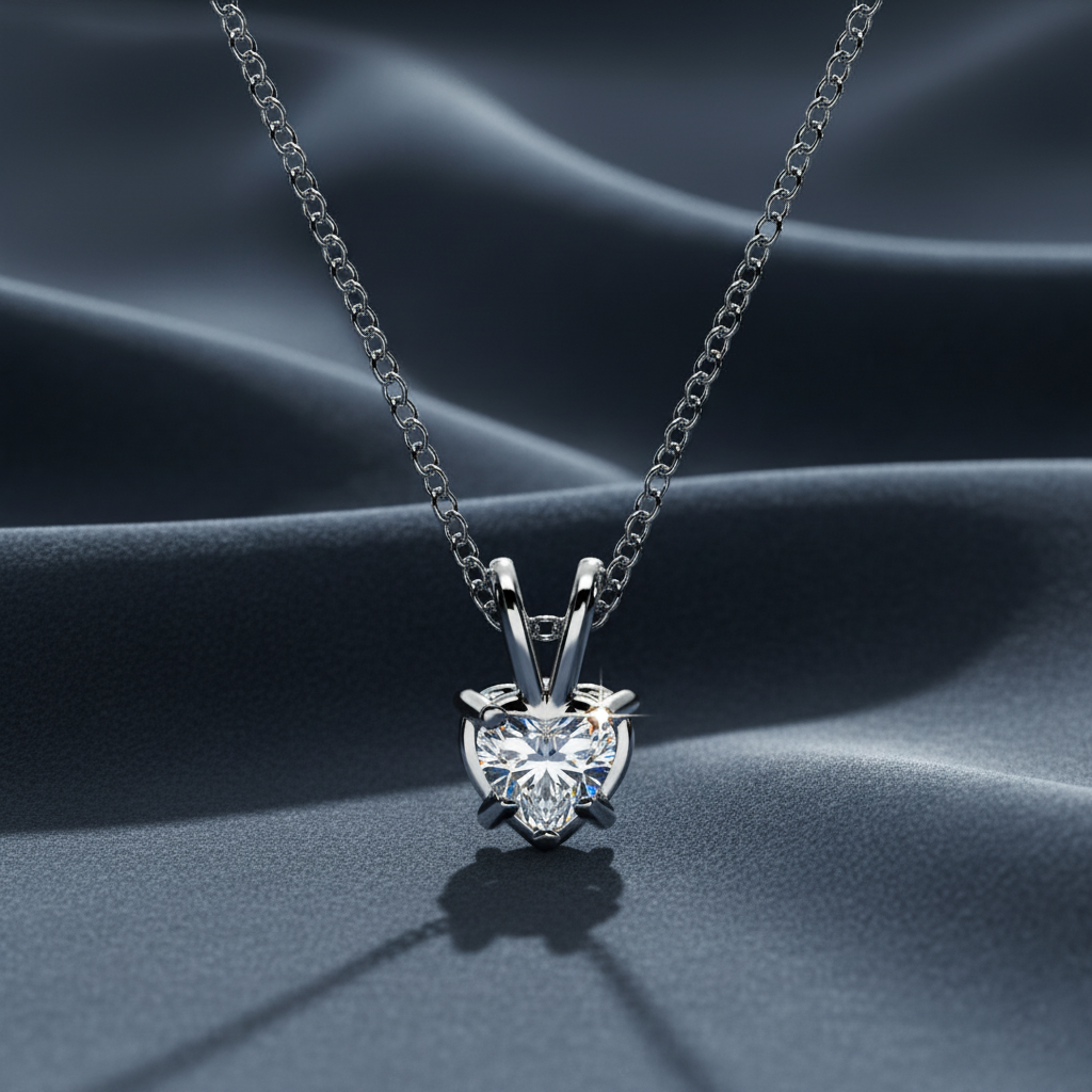 Romantic Ethical Diamond Pendant Necklace