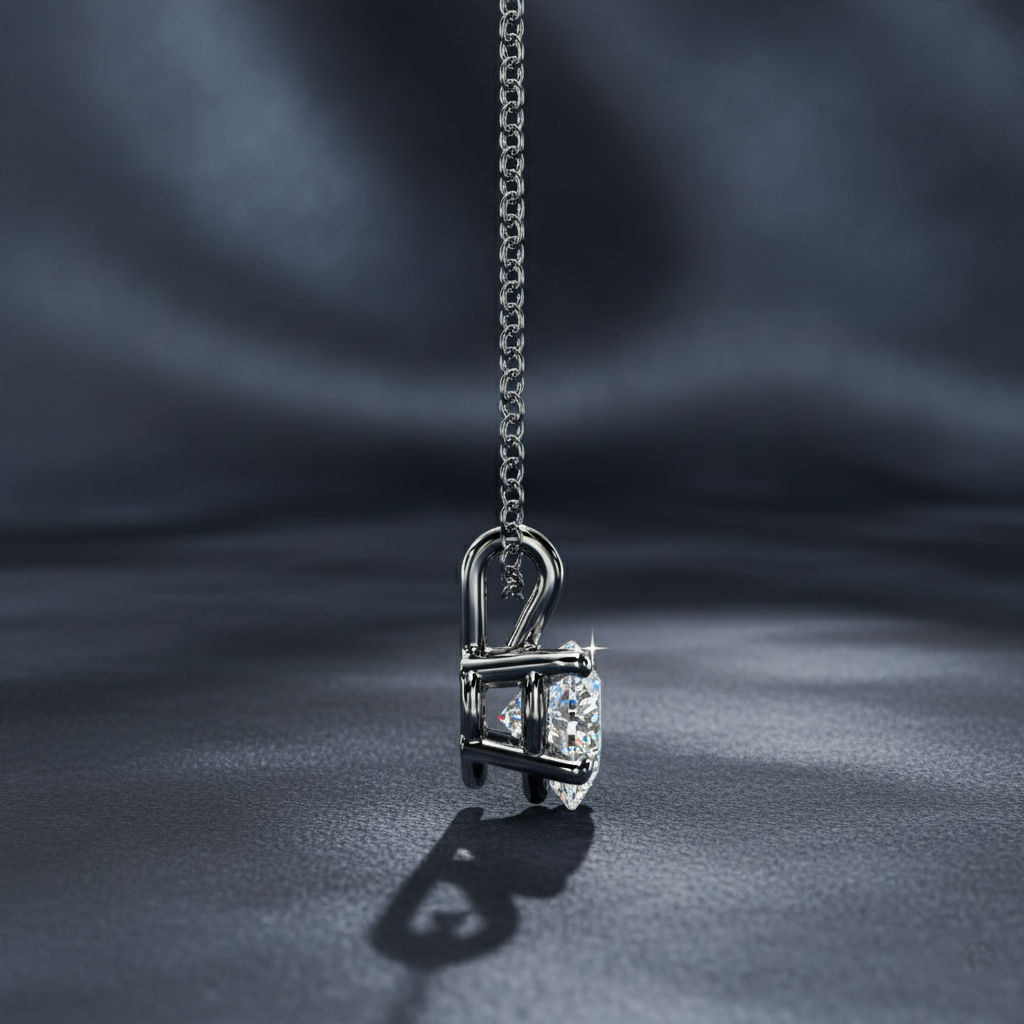 Romantic Ethical Diamond Pendant Necklace