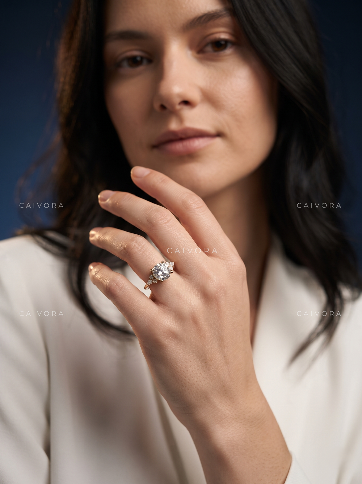 Classic Elegance Meets Latin-Inspired Design in This Portuguese Cut Engagement Ring
