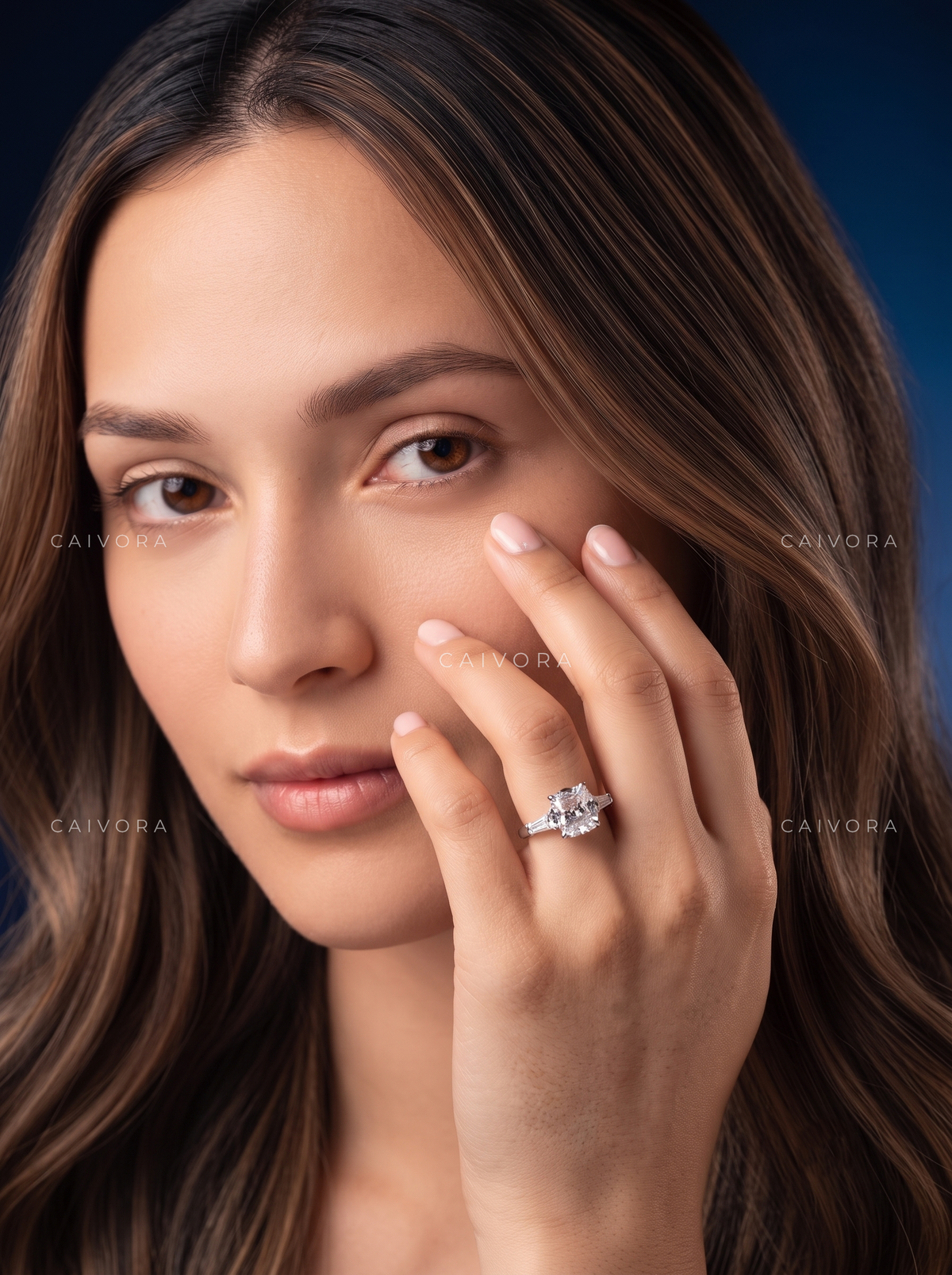 Graceful Proportions with an Elongated Cushion Cut Center