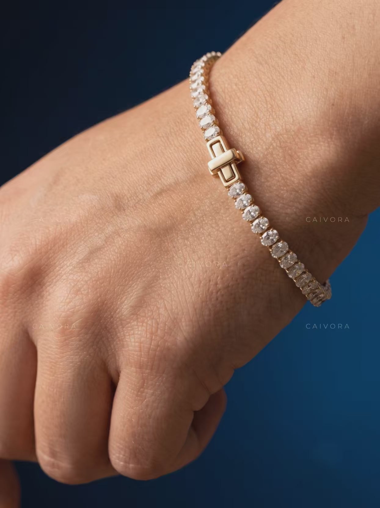 Oval Brilliance Tennis Bracelet