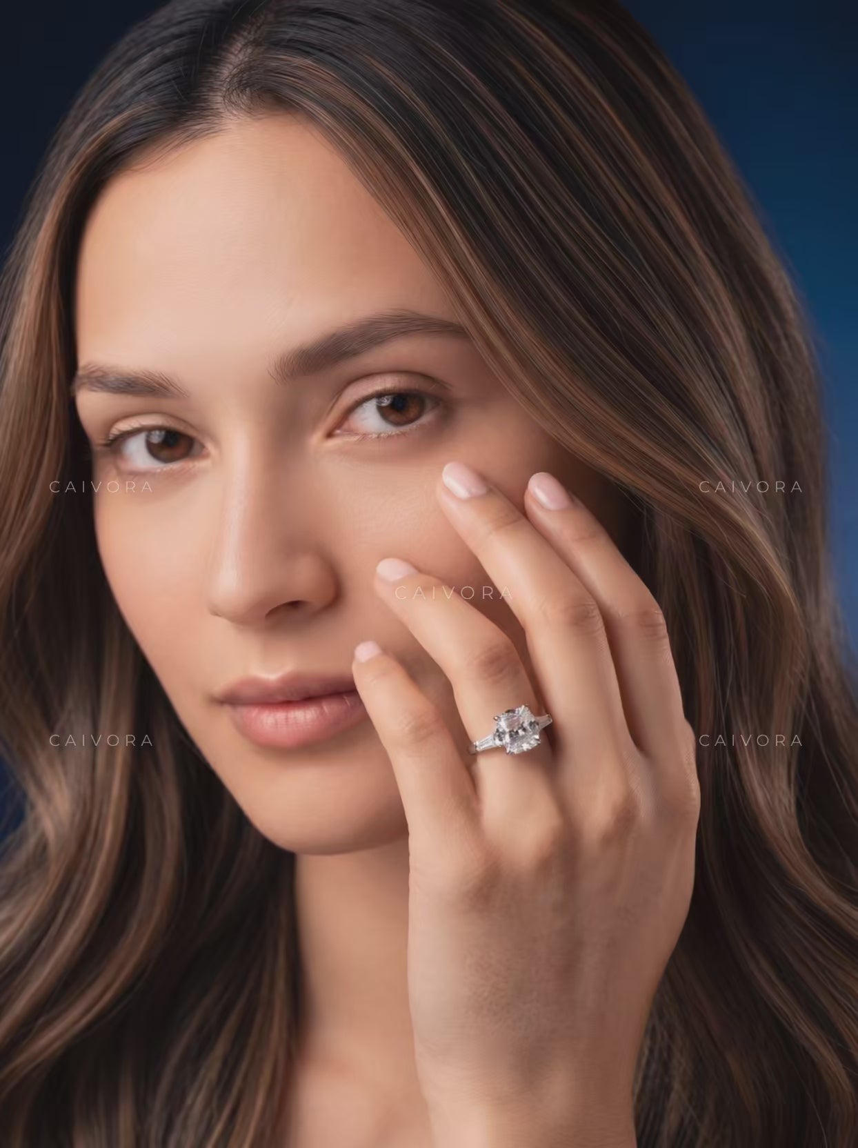 Graceful Proportions with an Elongated Cushion Cut Center